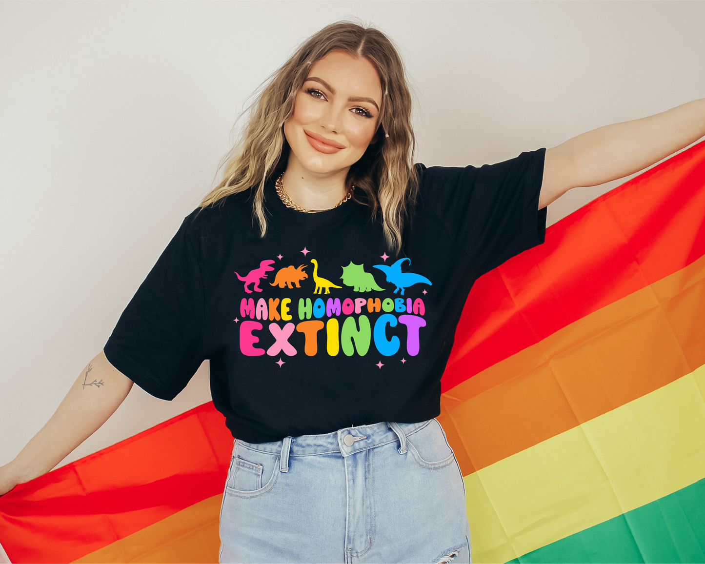 Make Homophobia Extinct DTF Transfer - 1167