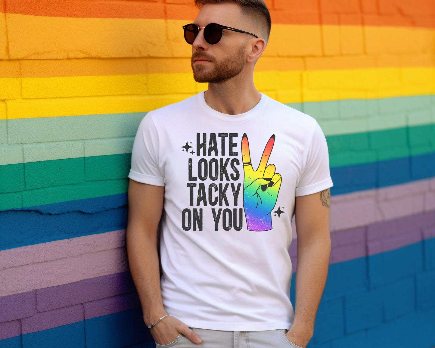 Hate Looks Tacky On You DTF Transfer - 1170