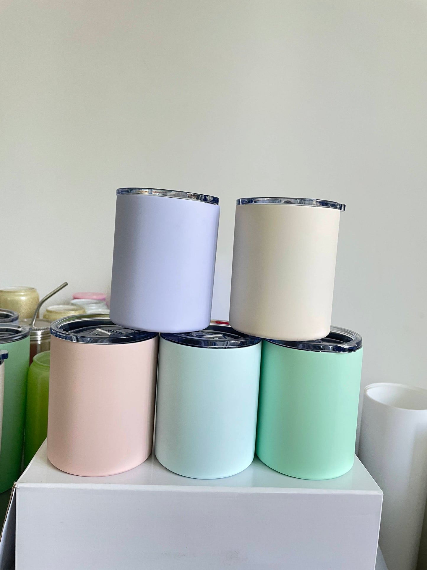 Macaroon Matte 10oz Sublimation Lowball Cup
