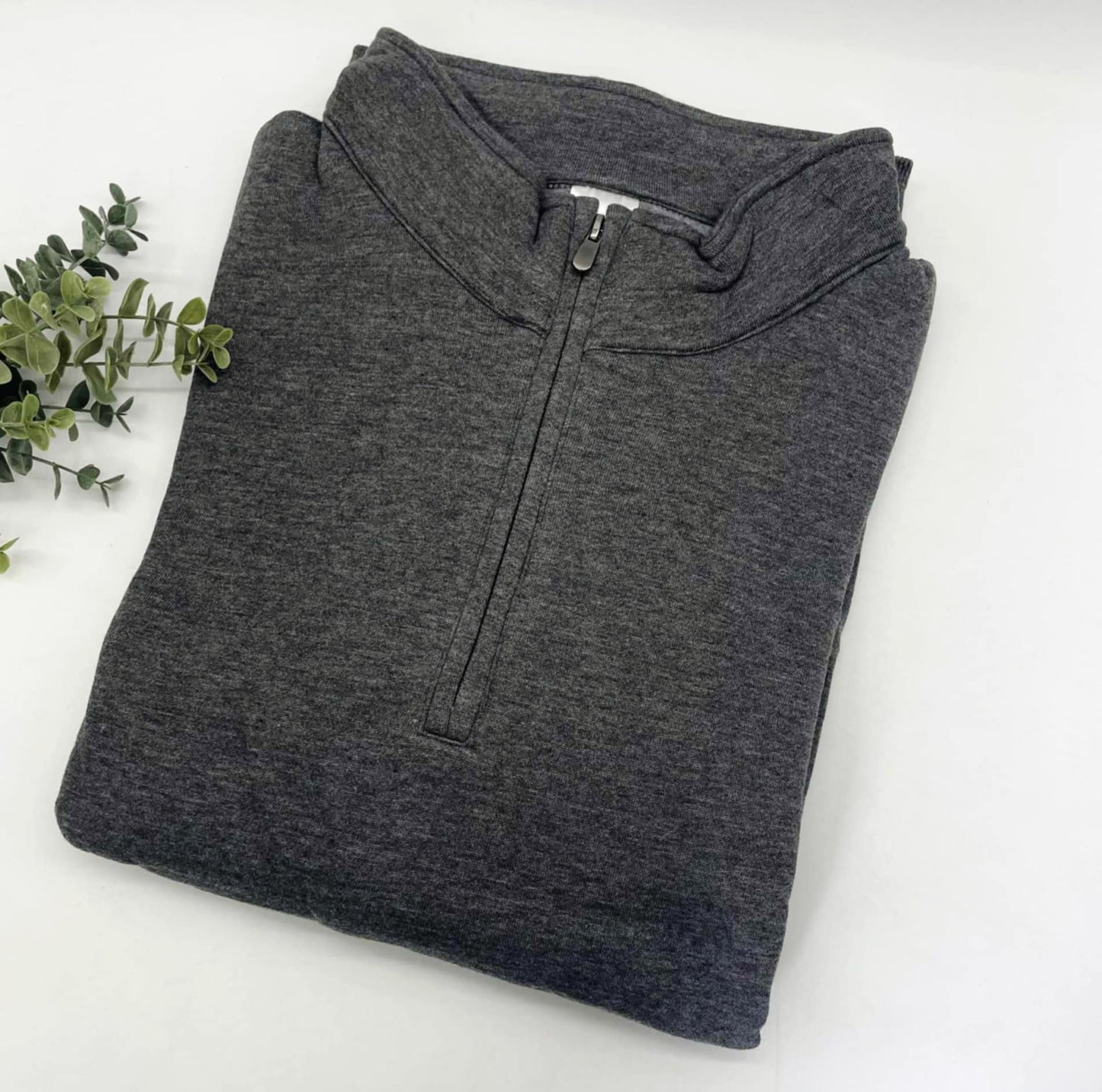 60/40 Cotton Poly Blend 1/4 Zip Crews with Side Pockets