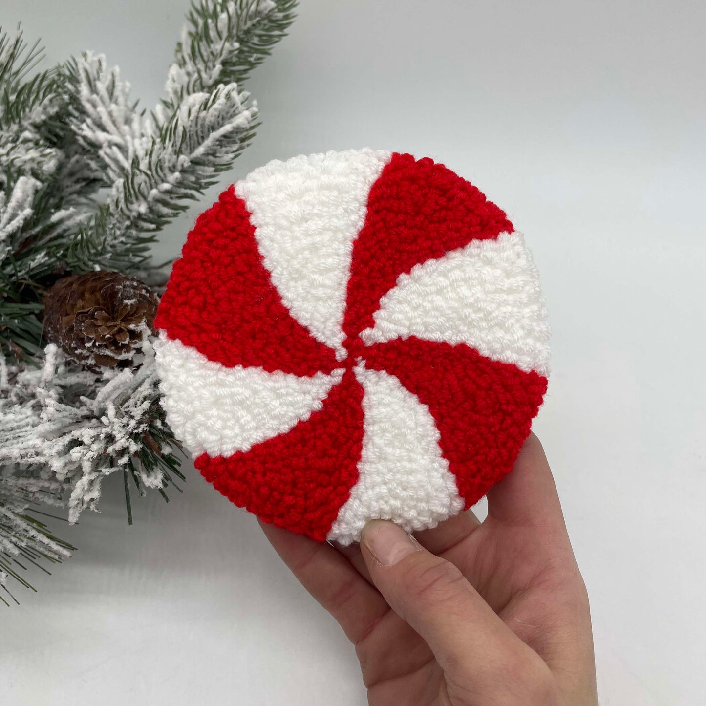 Chenille Mug Rug
