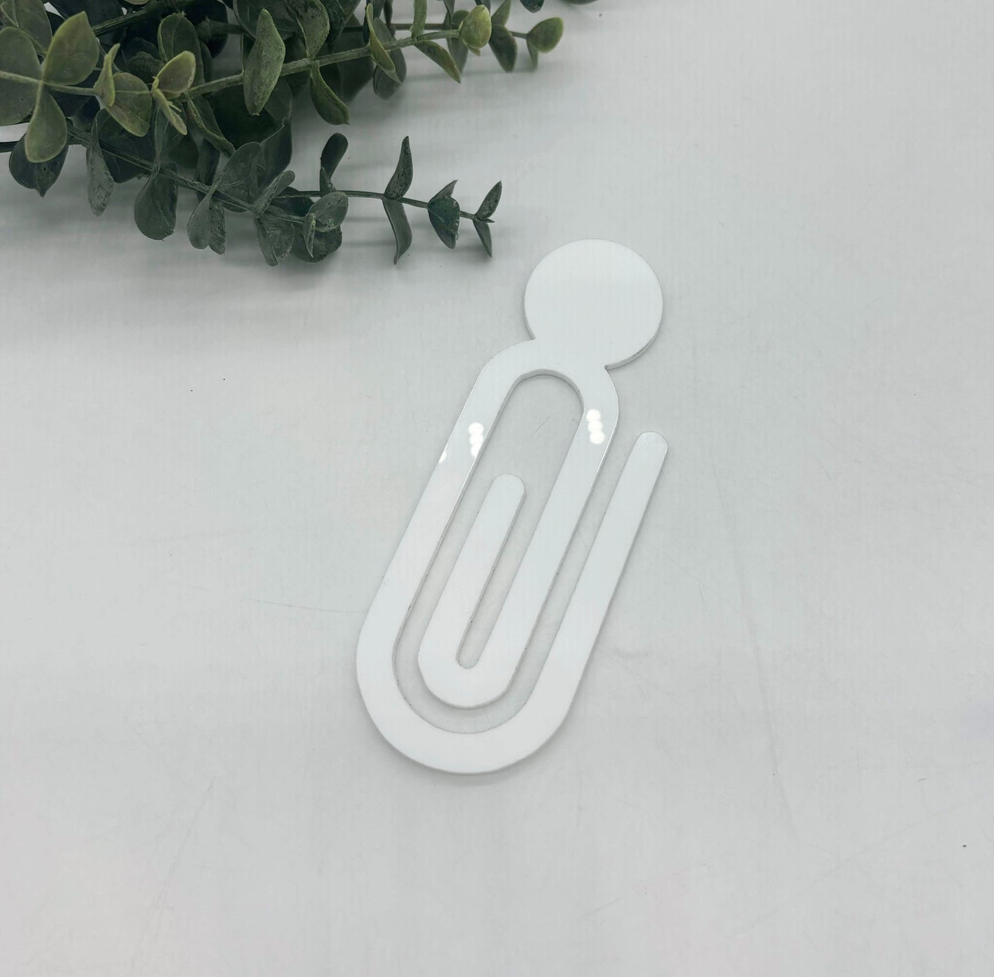 Jumbo Sublimation Bookmark Paperclip in Acrylic
