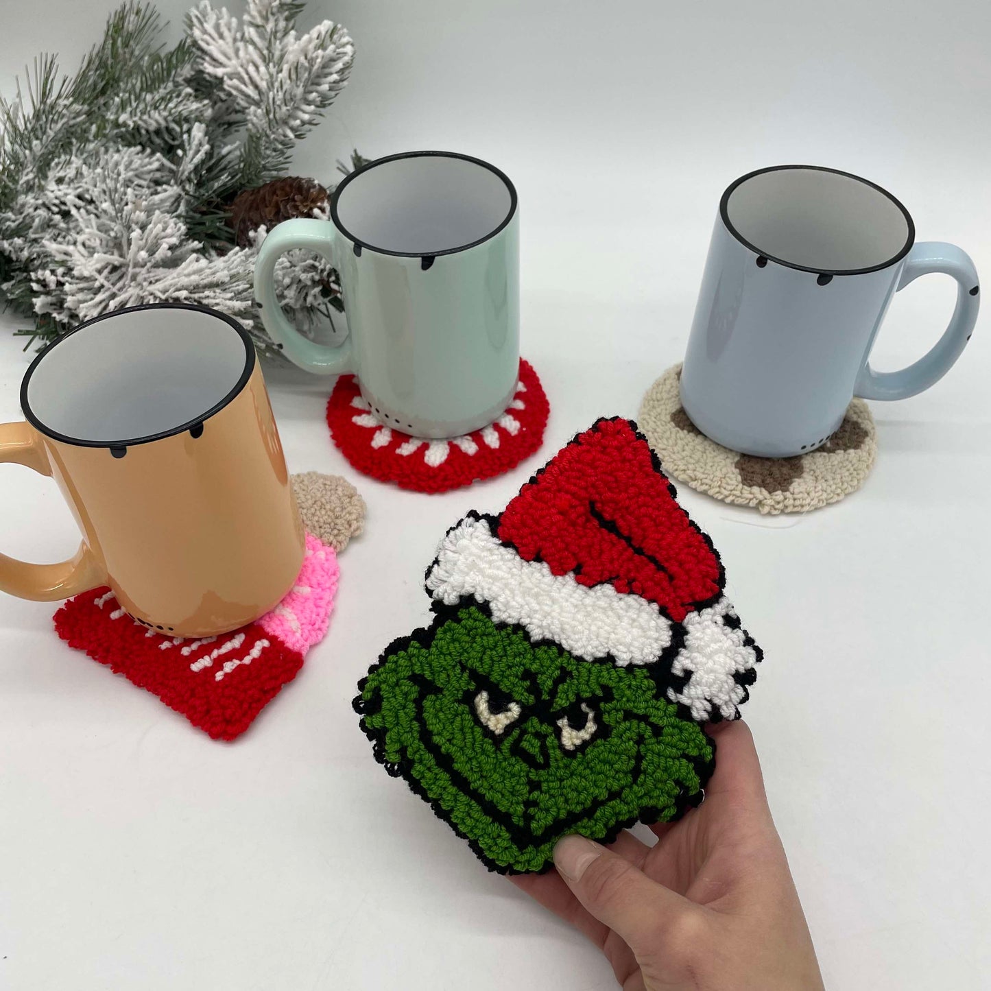 Chenille Mug Rug