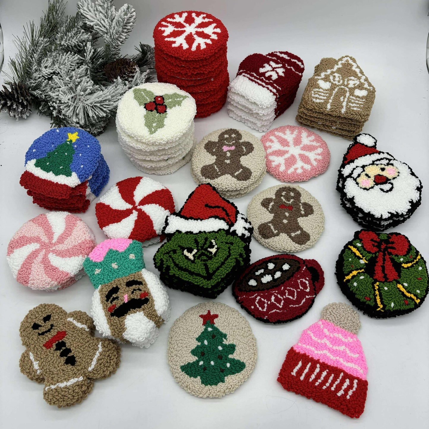 Chenille Mug Rug