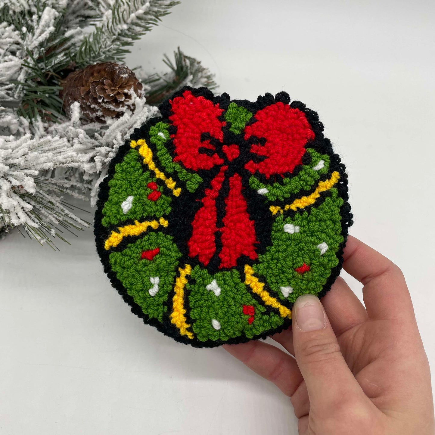 Chenille Mug Rug