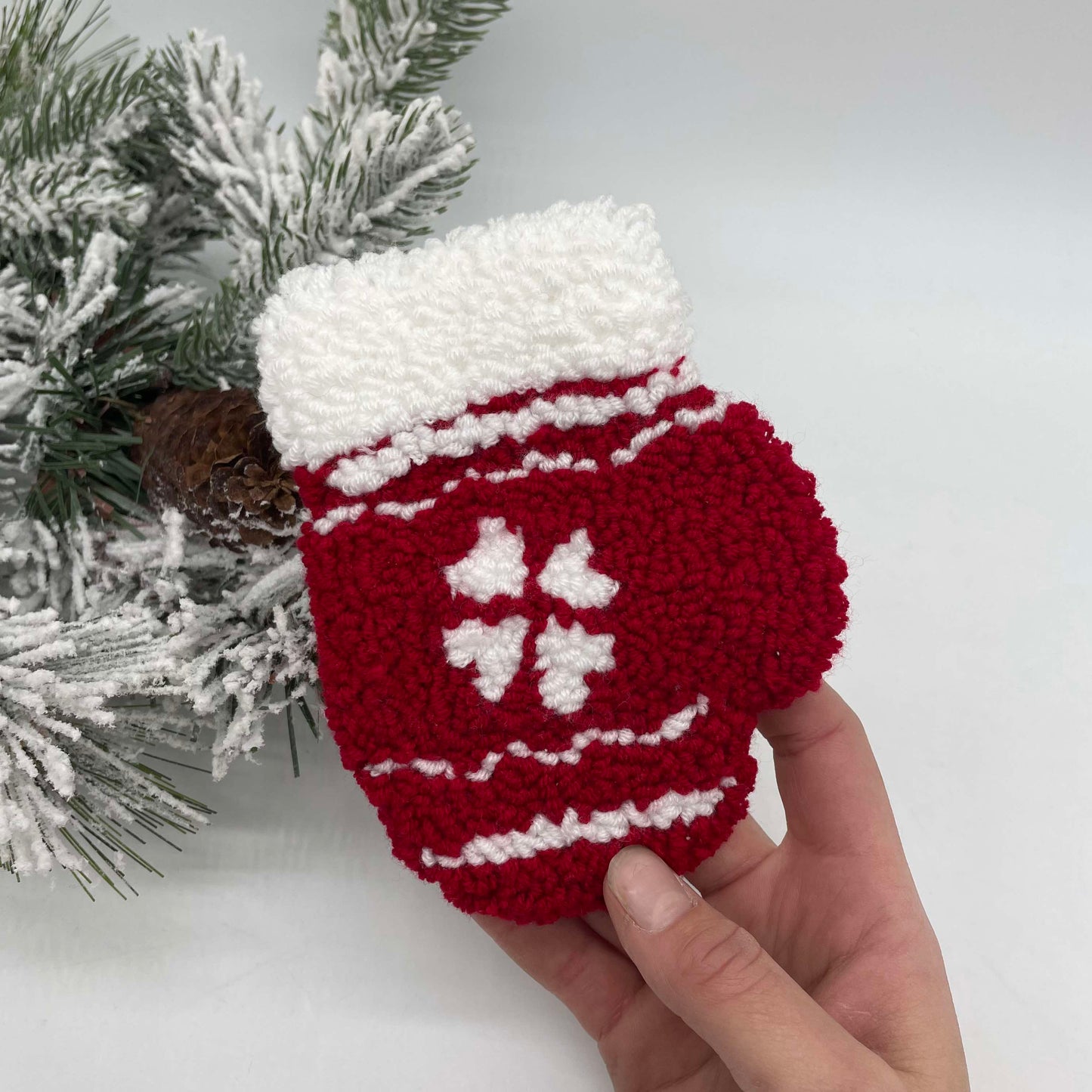 Chenille Mug Rug