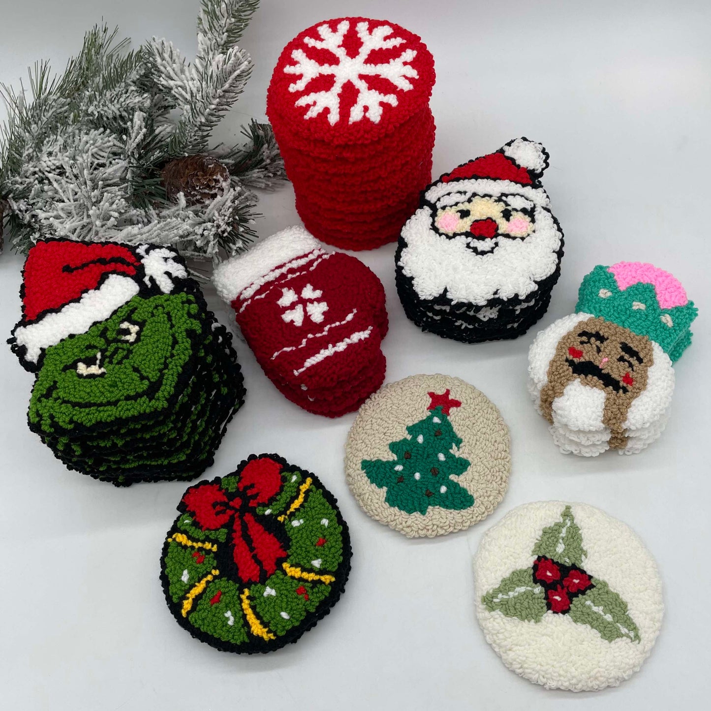 Chenille Mug Rug