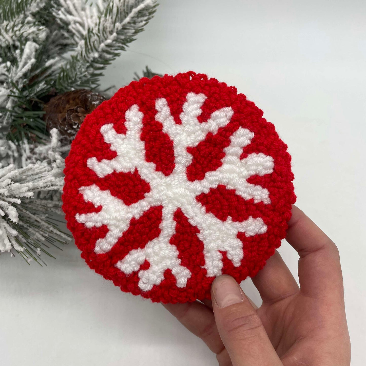 Chenille Mug Rug
