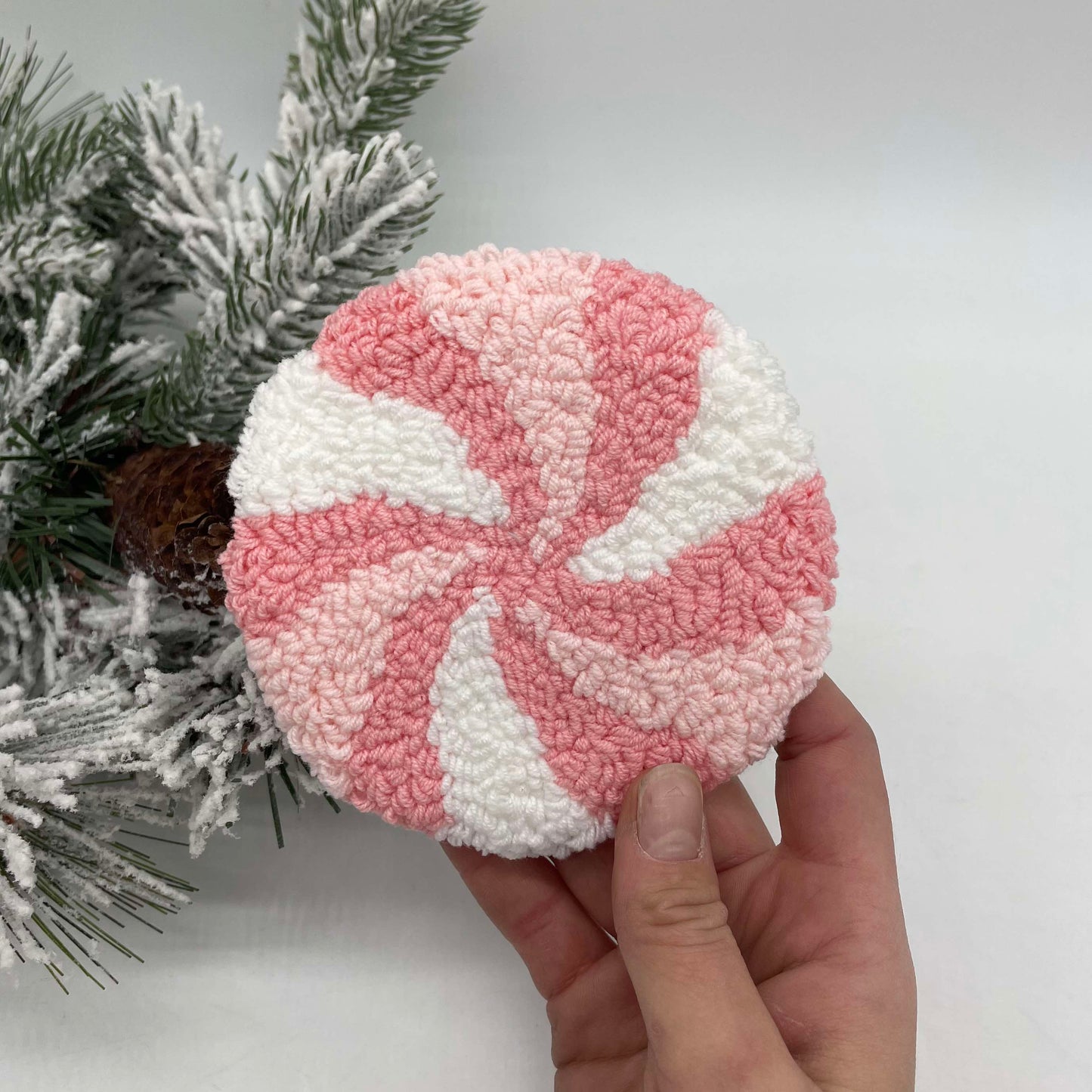 Chenille Mug Rug