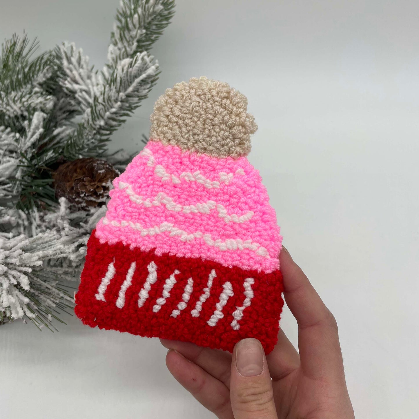 Chenille Mug Rug