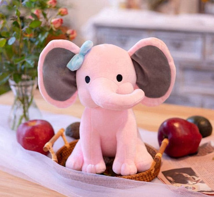 Plush Elephant - Birth Stat Elephant