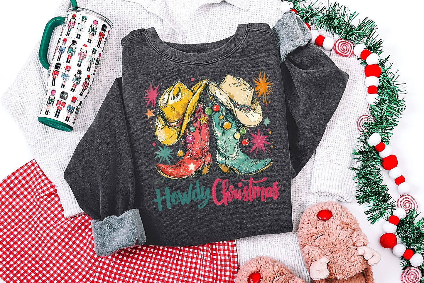 Howdy Christmas DTF Transfer - 1352