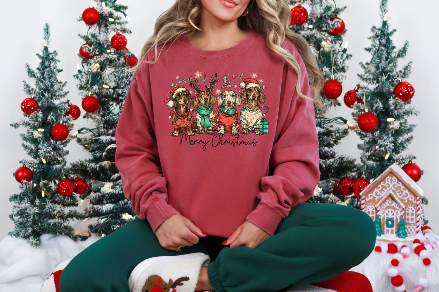 Christmas Pups DTF Transfer - 1301