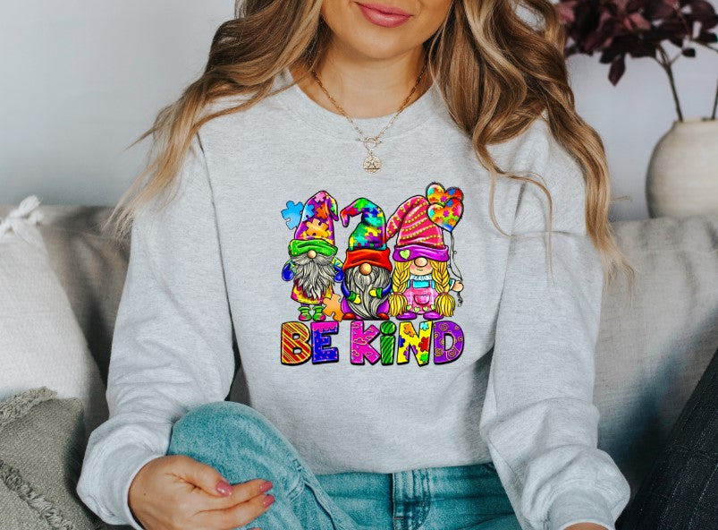 Be Kind Gnomes DTF Transfer - 528