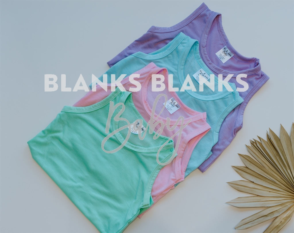 100% Polyester Toddler Muscle Tanks - In Stock