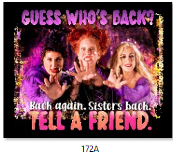 Guess Who's Back DTF Transfer - 172/172A