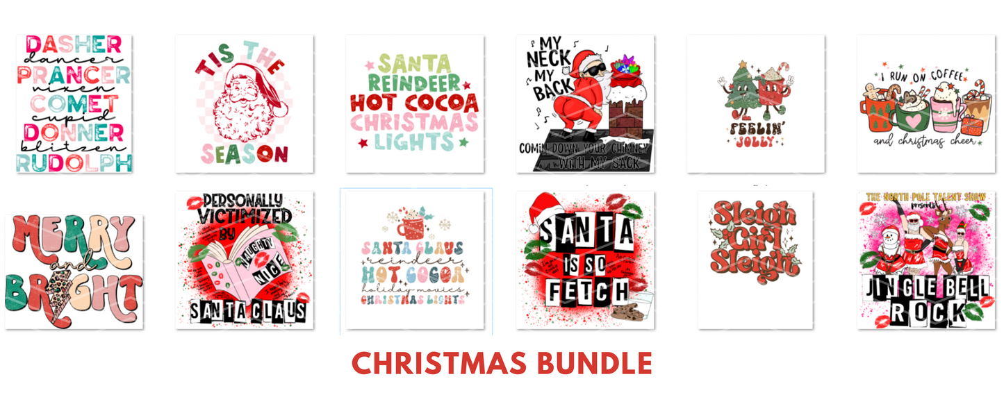 DTF Transfer - Christmas Bundle