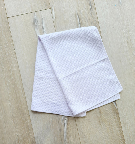 Tea Towels - In Stock Plain White Waffle Weave