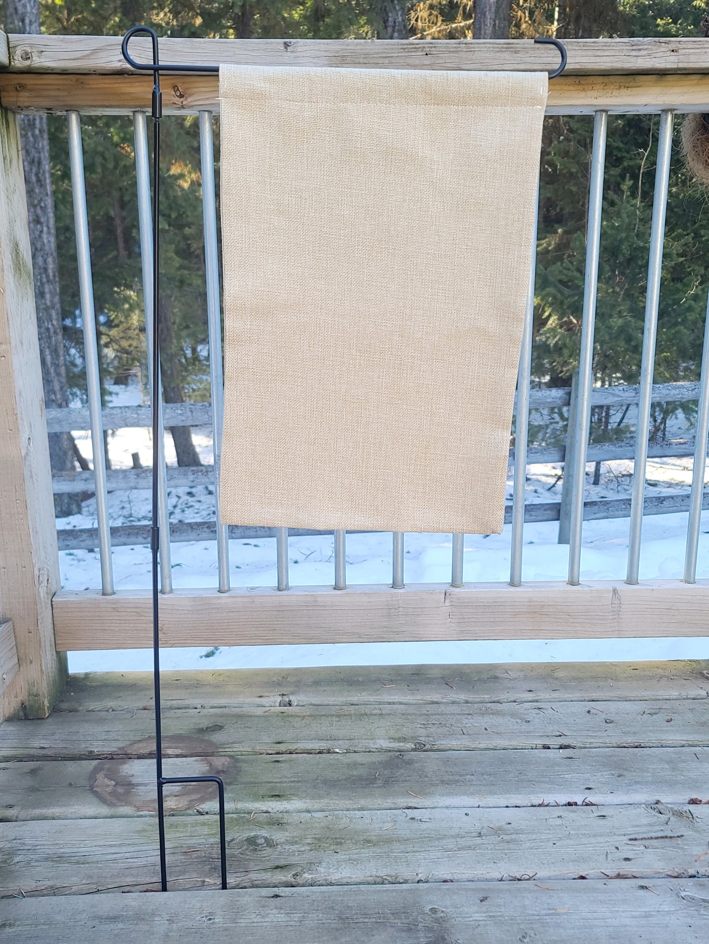 Garden Flag & Stand for Sublimation or Vinyl