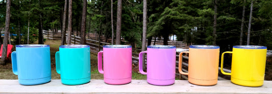 Pastel Sublimation Camp Cup - IN STOCK