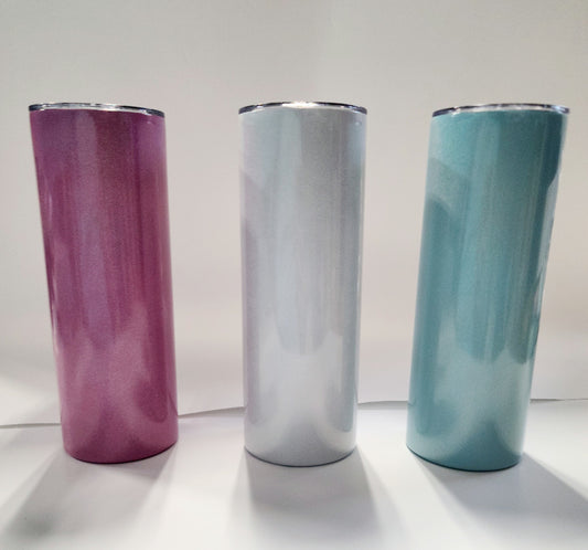 Shimmer 20oz Skinny Straight Sublimation Tumbler