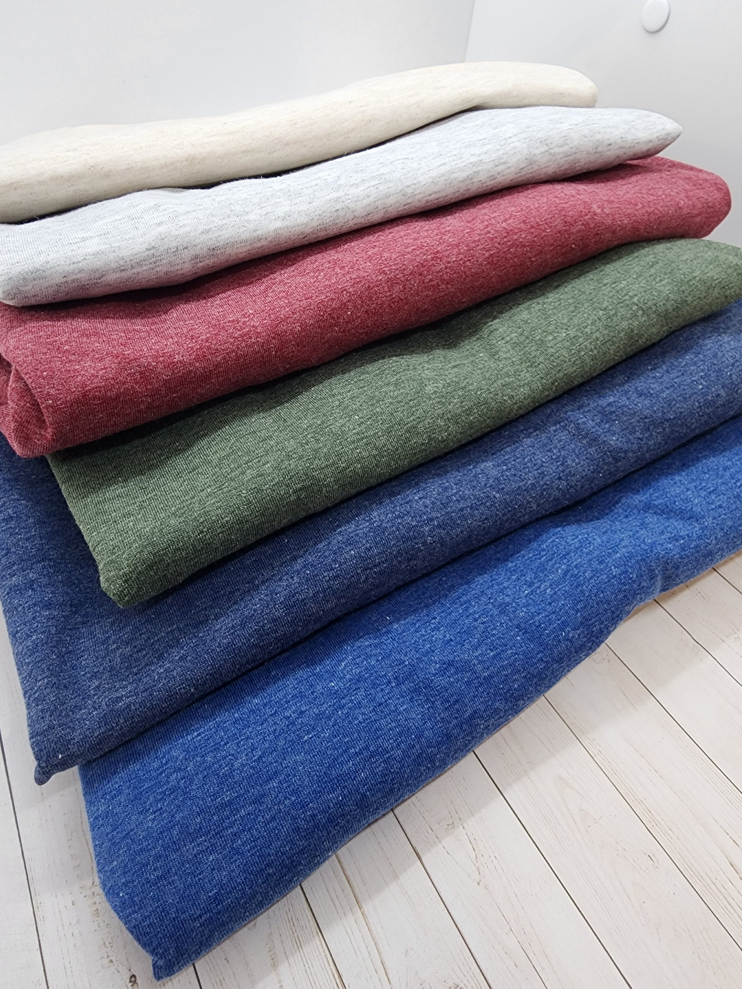 V-Neck Adult Tee Heathered Colours - 80/20 Poly Cotton Blend - DISCONTINUED