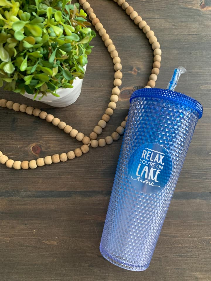 Studded Tumbler 24oz- In Stock