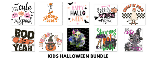 DTF Transfers - Halloween Kids Bundle