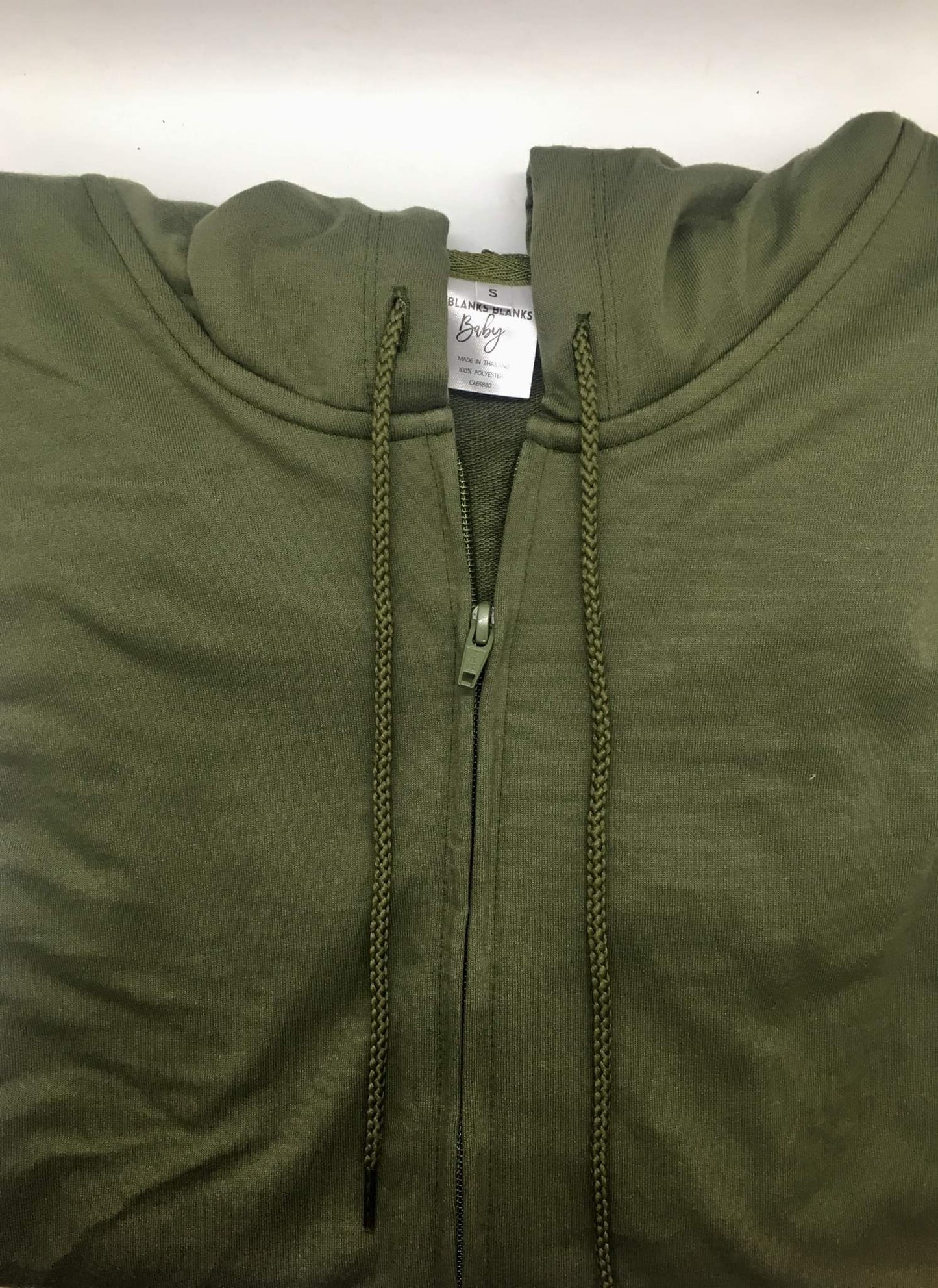 Zip Up Poly Hoodies - IN STOCK