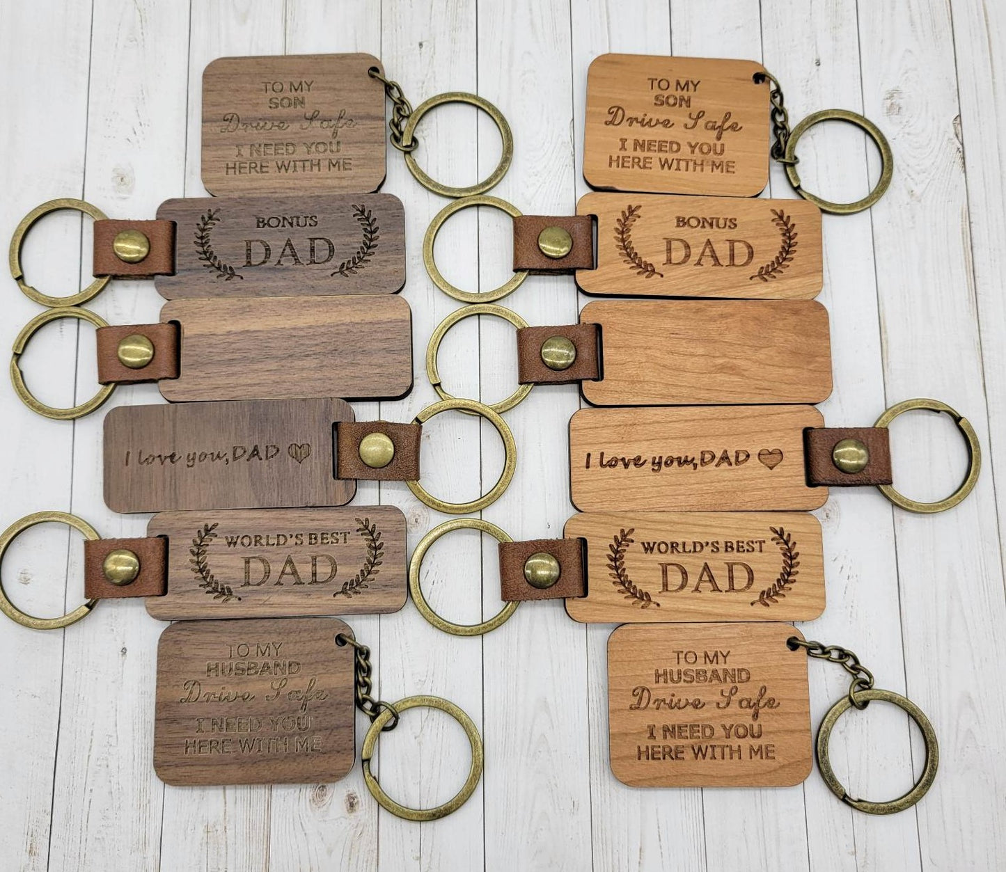 Wooden Keychains