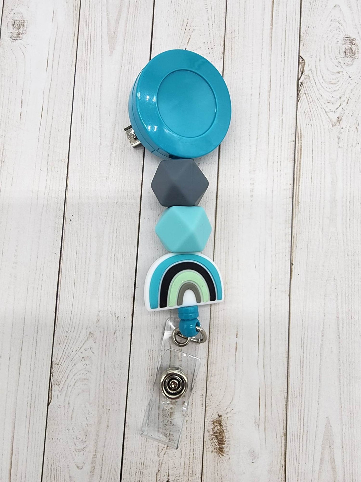 Silicone Beaded Badge Reels