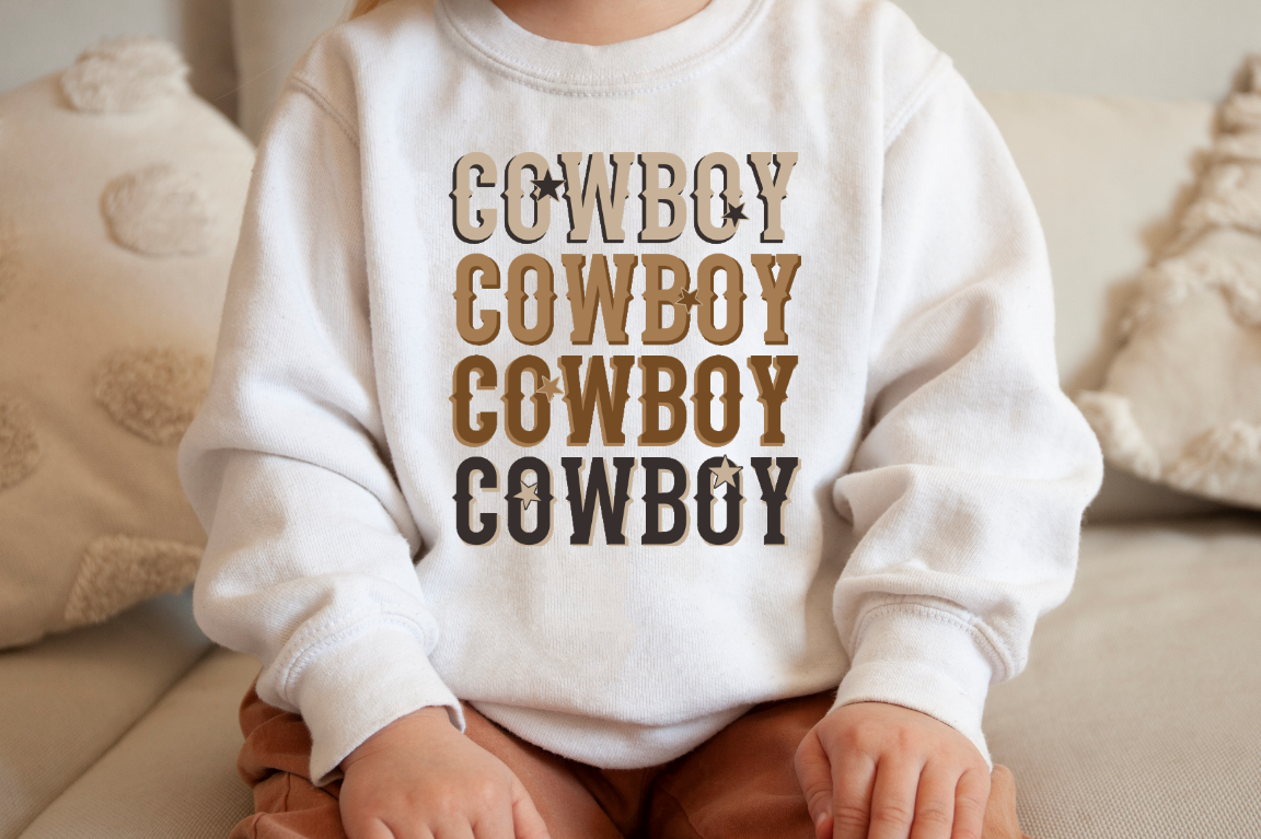 Cowboy DTF Transfer - 354