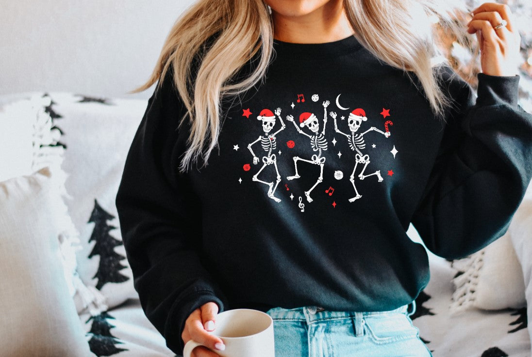 Dancing Christmas Skelly DTF Transfer - 633