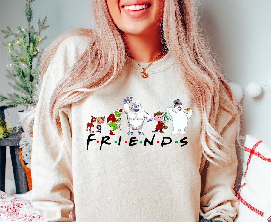 Friends Cartoon Christmas DTF Transfer - 467