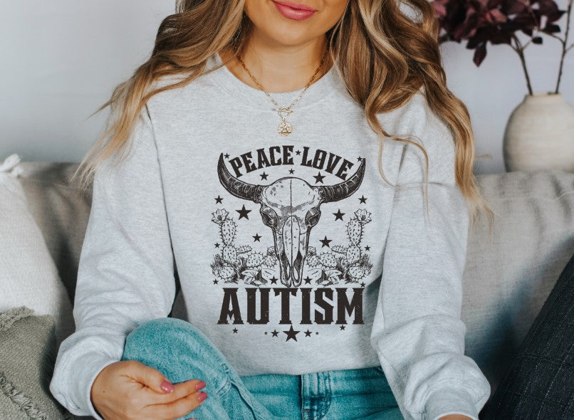 Peace Love Autism DTF Transfer - 534