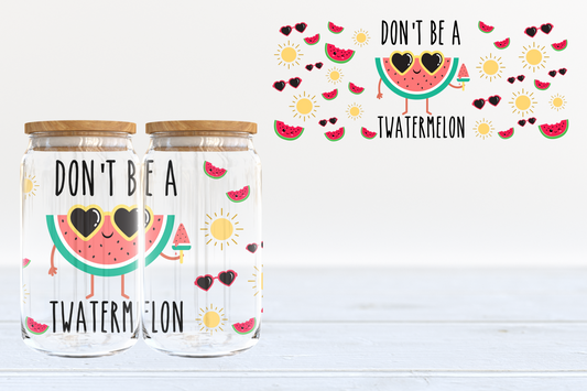 Twatermelon UV DTF 16oz Cup Wrap #7 - IN STOCK