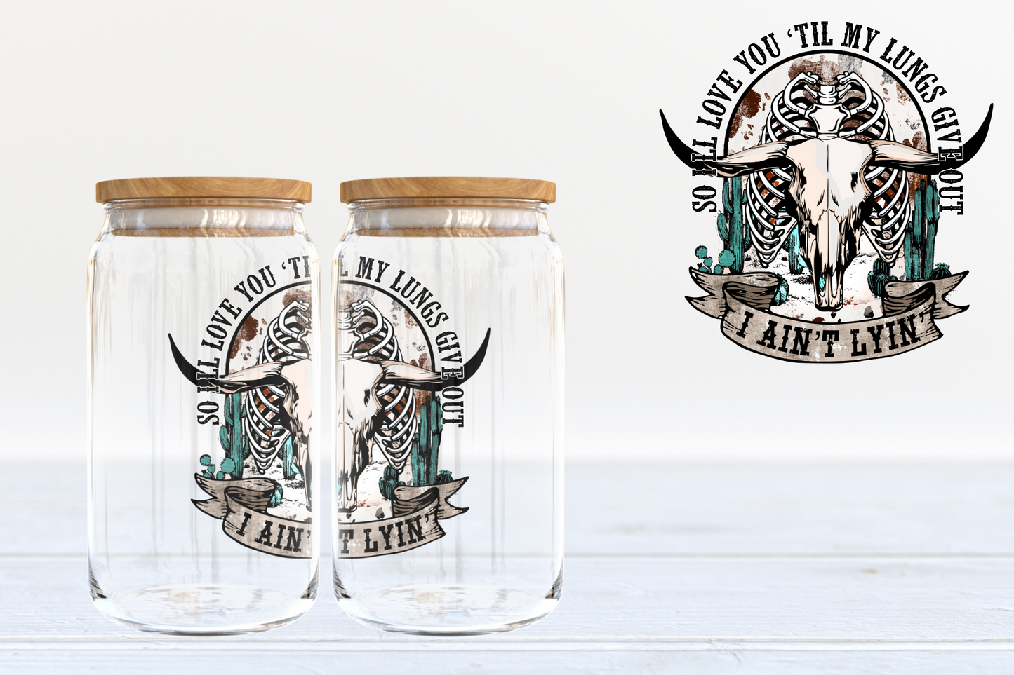 I Ain't Lyin 4x4" UV DTF