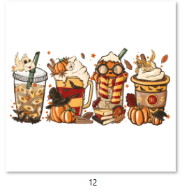 Coffee Halloween DTF Transfer - 12