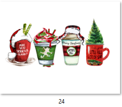 Coffee Christmas DTF Transfer - 24