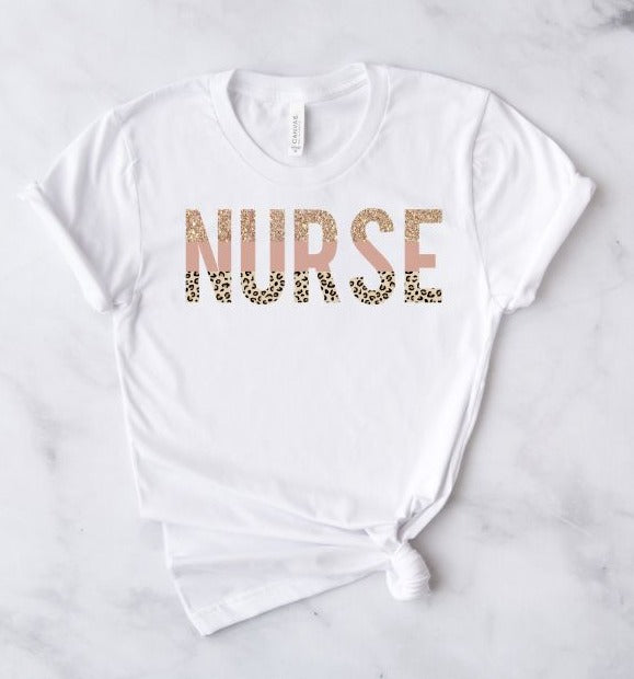 Nurse Glitter DTF Transfer - 291