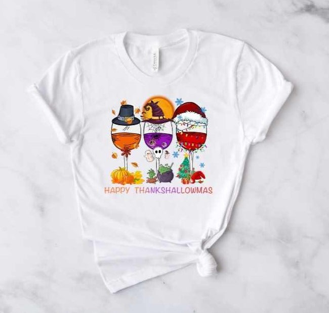 Happy ThanksHallowMas DTF Transfer - 335