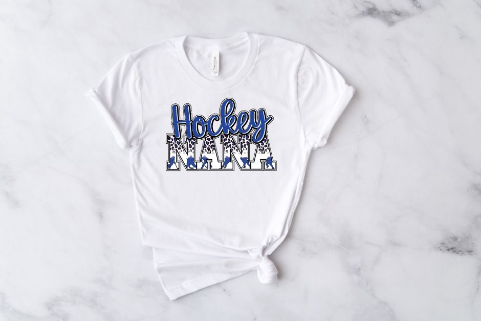 Hockey Nana Blue DTF Transfer - 670