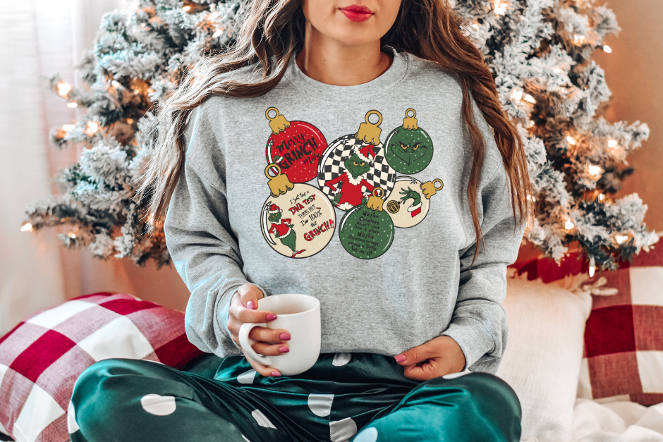 Christmas Bulbs DTF Transfer - 745