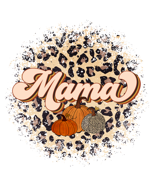 Mama Leopard Pumpkin DTF Transfer - 164