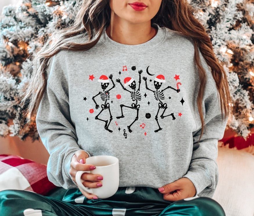 Dancing Christmas Skelly DTF Transfer - 633
