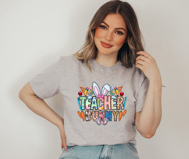 Teacher Bunny DTF Transfer - 1084