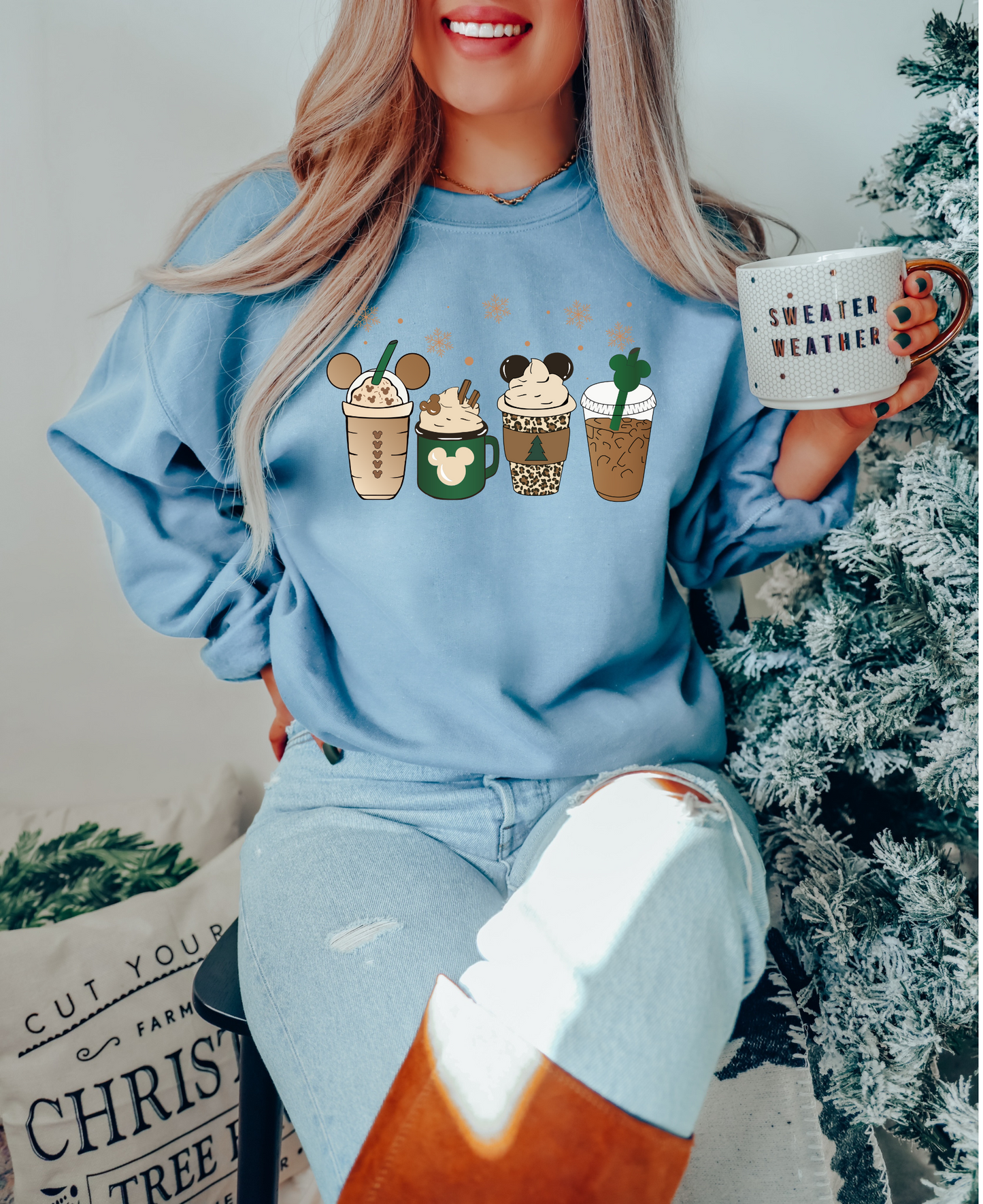 Christmas Coffee DTF Transfer - 754