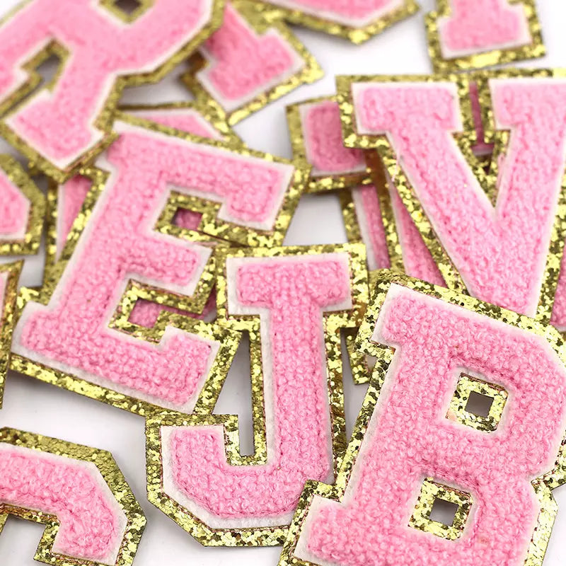 Chenille Letter Patch - Varsity Letter Patch - In Stock