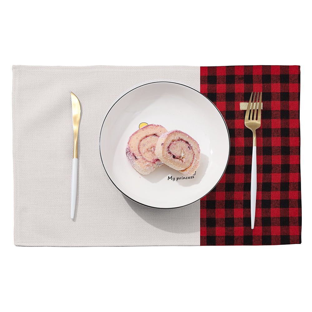 Plaid Linen Placemats