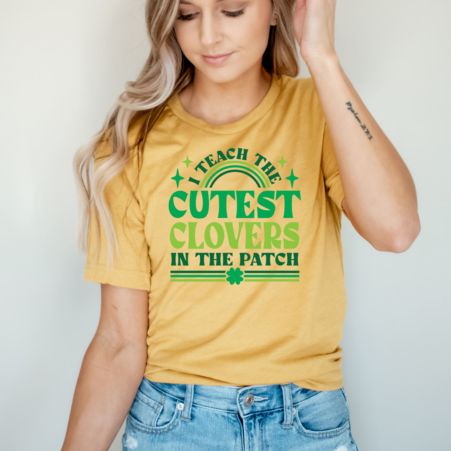 I Teach The Cutest Clovers DTF Transfer - 1007